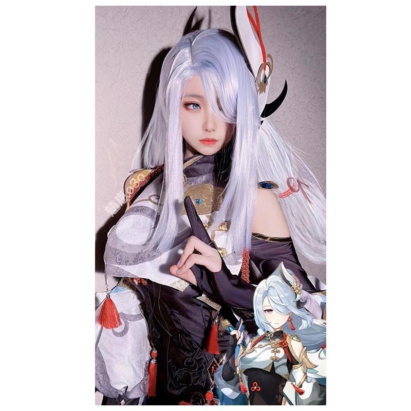 ǽ ǽ ڽ, Shenhe, ִϸ̼ ڽ,  ҷ ǻ, lothing Ǯ Ʈ, Hanfu